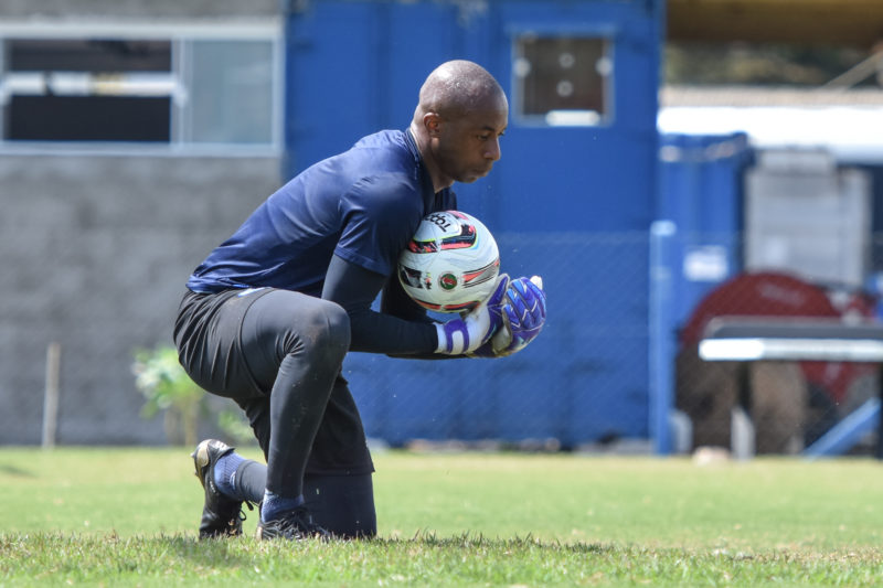 Seguro, Jeferson Rom&aacute;rio assumiu a condi&ccedil;&atilde;o de titular – Foto: Tiago Winter/Barra FC/Divulga&ccedil;&atilde;o