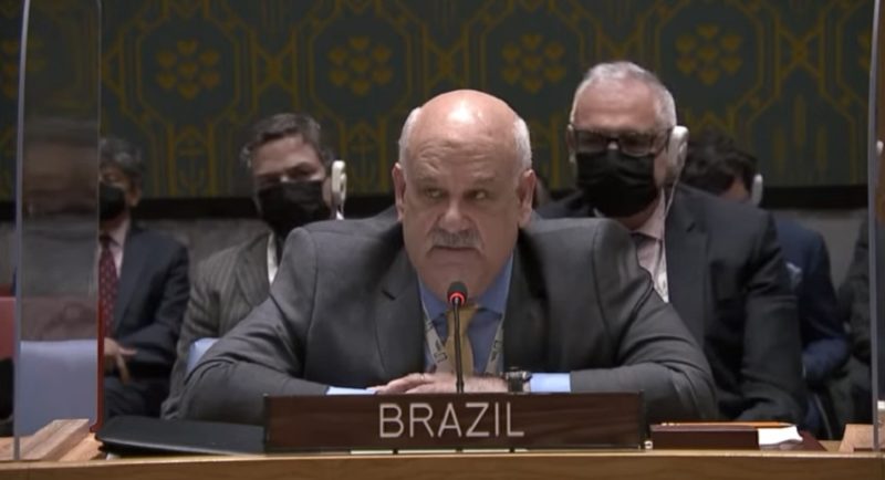 embaixador do Brasil na ONU, Ronaldo Costa Silva, condenou os ataques russos – Foto: Divulga&ccedil;&atilde;o/ND