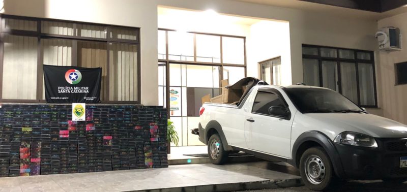 carga com cigarros foi apreendida