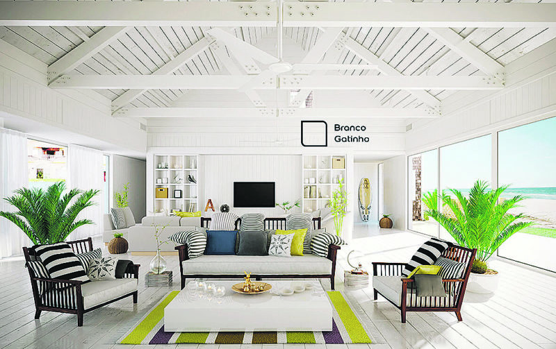 Claridade, vista para o mar, quanto mais branco, melhor – Foto: Divulga&ccedil;&atilde;o Tintas Coral