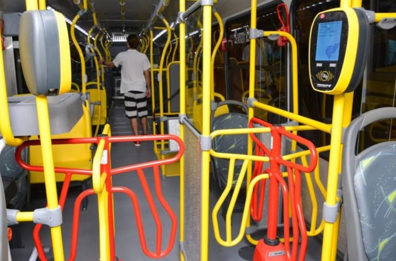 Projeto de lei permite retirada de cobradores de &ocirc;nibus em Blumenau sem aval do sindicato da categoria – Foto: Michele Lamin/Prefeitura de Blumenau/ND
