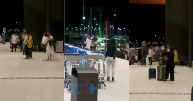 Motoristas irregulares abordam passageiros no Aeroporto Internacional Herc&iacute;lio Luz – Foto: Reprodu&ccedil;&atilde;o/ND