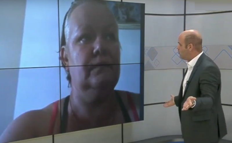 Ucraniana que mora em SC fala sobre invas&atilde;o da Ucr&acirc;nia pela R&uacute;ssia – Foto: Reprodu&ccedil;&atilde;o/NDTV RecordTV