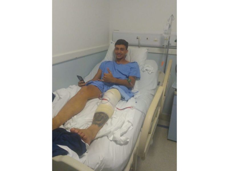 Vinicius passou por cirurgia no &uacute;ltimo s&aacute;bado – Foto: Figueirense/Divulga&ccedil;&atilde;o/ND