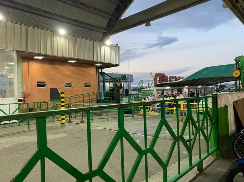 Rampa voltou a funcionar ap&oacute;s conserto – Foto: Reprodu&ccedil;&atilde;o/ND