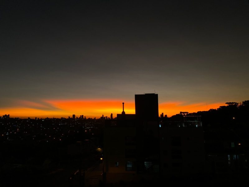 Fen&ocirc;meno foi registrado no final da tarde desta ter&ccedil;a-feira (1) – Foto: Willian Ricardo/ND