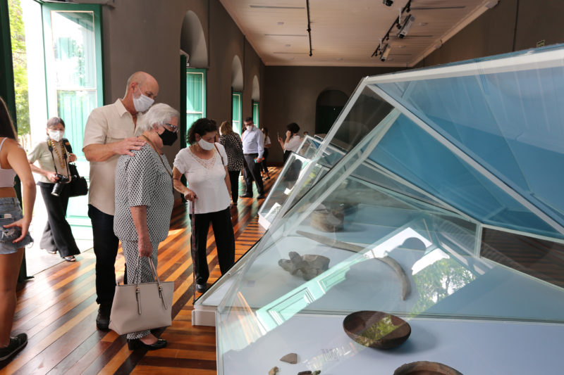 Todos os espa&ccedil;os do museu foram aproveitados para fazer uma homenagem &agrave; cidade&nbsp;– Foto: Nilva Damian/Dois Clicks Fotografias