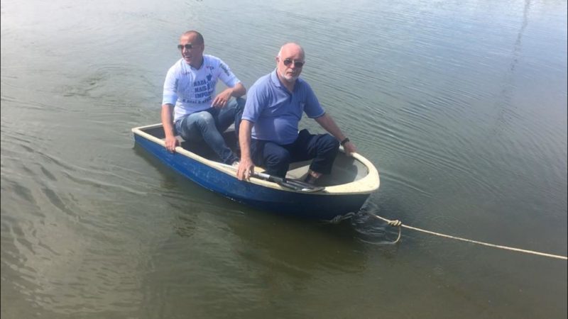Entrou &aacute;gua no barquinho desses dois. – Foto: Ava&iacute; FC/divulga&ccedil;&atilde;o/ND