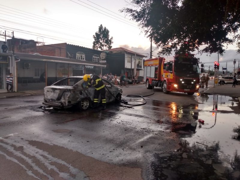 Bombeiros foram acionados para atender a ocorr&ecirc;ncia – Foto: CBM/Reprodu&ccedil;&atilde;o