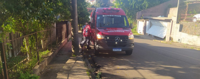Bombeiros socorreram Lucas, mas ele morreu no hospital — Foto: Rádio Aliança/Divulgação/ND