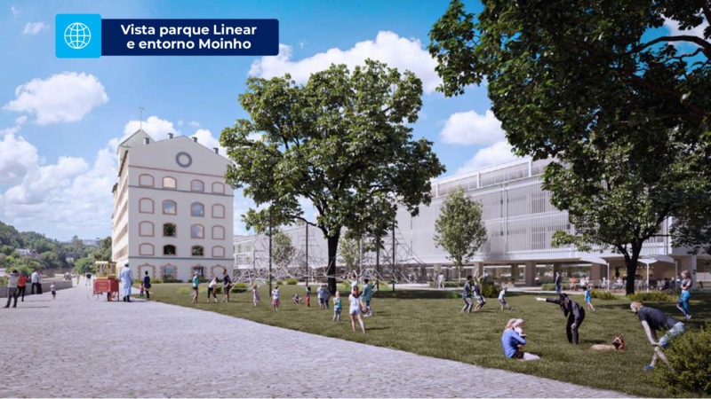 Vista parque linear do Moinho Joinville – Foto: FIESC