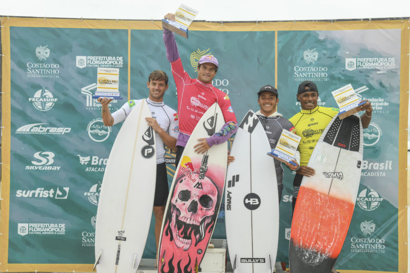A elite do surf catarinense na primeira etapa do Cost&atilde;o Pro – Foto: MARCIO DAVID/ND