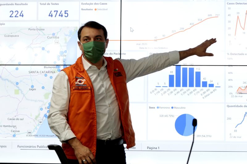 Carlos Mois&eacute;s em abril de 2020, primeiros dias de pandemia – Foto: Mauricio Vieira/Divulga&ccedil;&atilde;o/ND