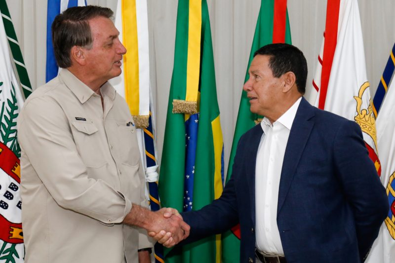 Jair Bolsonaro e Hamilton Mourão &#8211; Foto: Alan Santos/Divulgação/ND