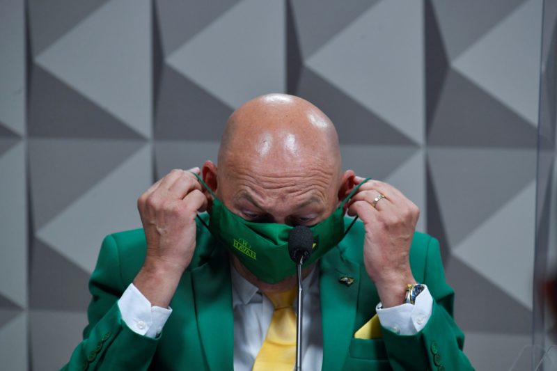 Luciano Hang presta depoimento &agrave; Comiss&atilde;o Parlamentar de Inqu&eacute;rito da Pandemia no Senado – Foto: Leopoldo Silva/Divulga&ccedil;&atilde;o/ND