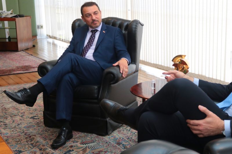 Carlos Mois&eacute;s cumpriu agenda em Bras&iacute;lia na quarta-feira – Foto: Cristiano Estrela/Divulga&ccedil;&atilde;o/ND