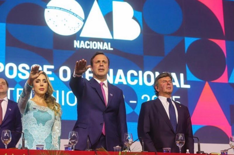 Representatividade: Rafael Horn toma posse em Bras&iacute;lia como vice-presidente da OAB Nacional – Foto: Divulgac&atilde;o/JusCatarina/ND