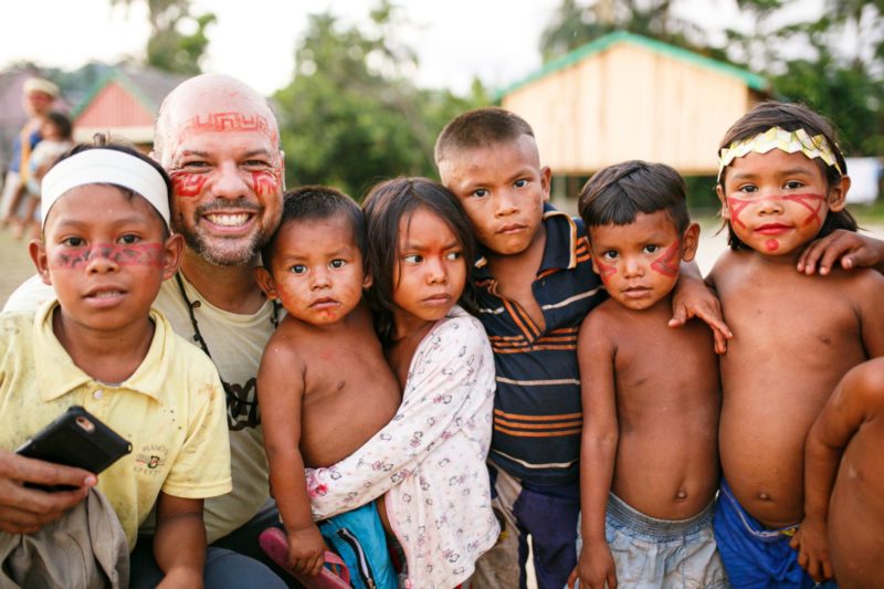 crianças da amazonia