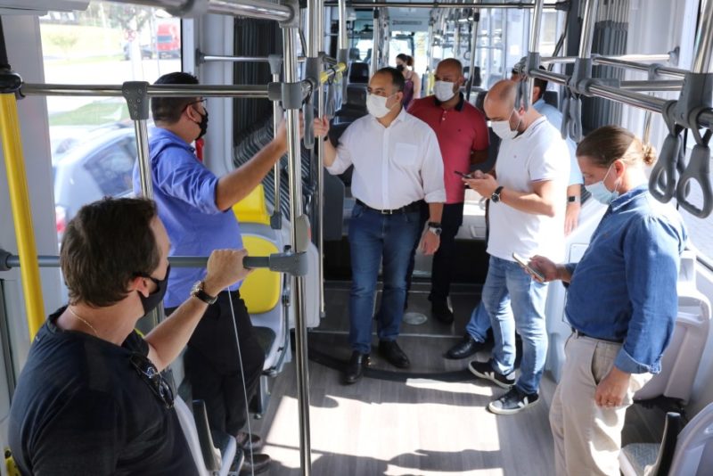 Comitiva itajaiense foi buscar solu&ccedil;&otilde;es em cidade paulista – Foto: Adenir Britto /PMJSC/Divulga&ccedil;&atilde;o/ND