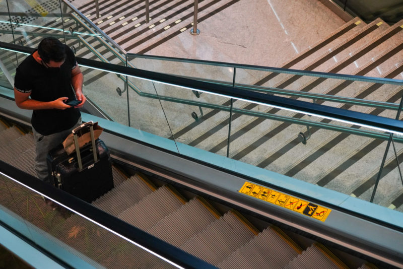Aeroporto Internacional de Florian&oacute;polis foi novamente bem avaliado pelos usu&aacute;rios – Foto: Ricardo Wolffenb&uuml;ttel/Divulga&ccedil;&atilde;o/Secom/ND