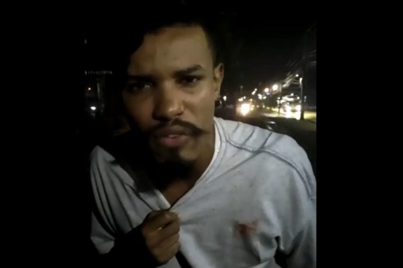 Lucas Damasio denuncia agress&atilde;o na noite de quarta-feira (2), no Parque da Cidade – Foto: Reprodu&ccedil;&atilde;o/ND