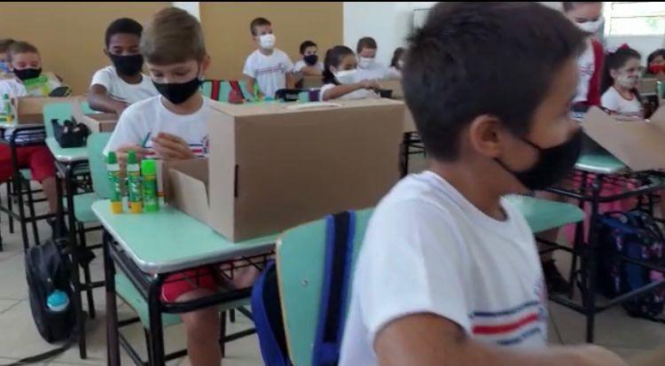 Munic&iacute;pio de I&ccedil;ara vai seguir o decreto estadual que desobriga o uso de m&aacute;scaras nas escolas para alunos de at&eacute; 12 anos – Foto: Prefeitura de I&ccedil;ara/Divulga&ccedil;&atilde;o/ND