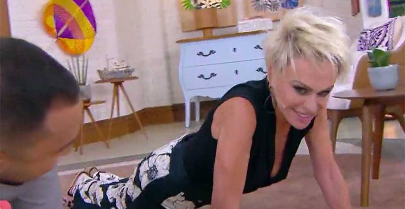 Ana Maria Braga dan&ccedil;a “Envolver”, de Anitta, com Gil do Vigor – Foto: TV Globo/ND