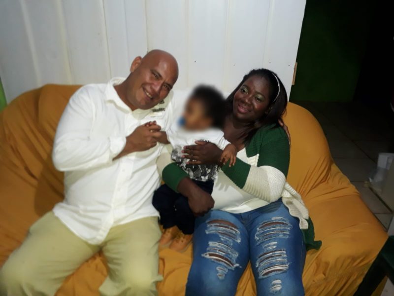 Em&iacute;lio Jos&eacute; Fernadez e a esposa, Christina Ashana Lewis – Foto: Arquivo Pessoal/ND