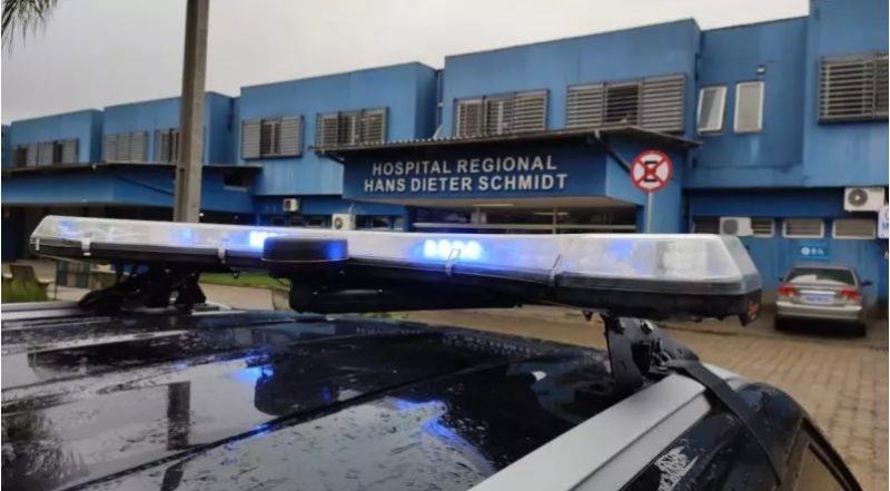 fachada do hospital regional de joinville