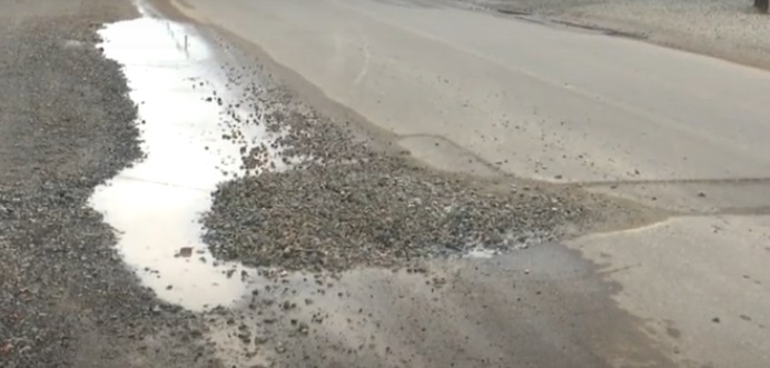 Buraco na rua