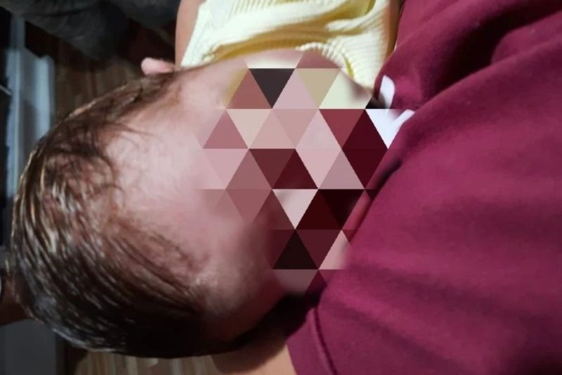 Bebê se engasgou com leite materno na noite de quinta-feira (17) &#8211; Foto: PM/Divulgação