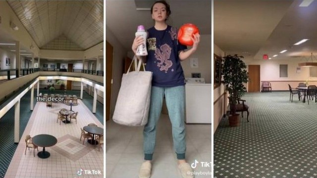 Engenheira rec&eacute;m-formada vive em um lar de idosos e compartilha sua rotina na web – Foto: Reprodu&ccedil;&atilde;o/Internet