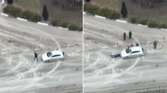 Exercito russo executa civil ucraniano que estava rendido – Foto: Emissora ZDF/Divulga&ccedil;&atilde;o/ND