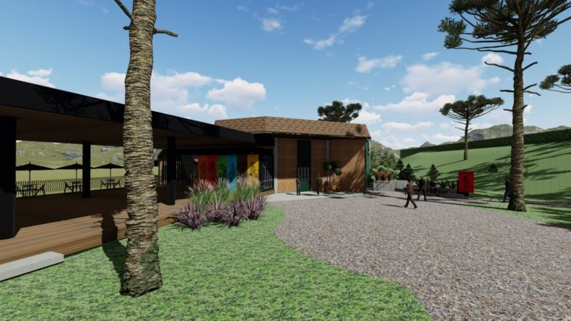 Imagem do projeto do novo empreendimento em Campo Alegre