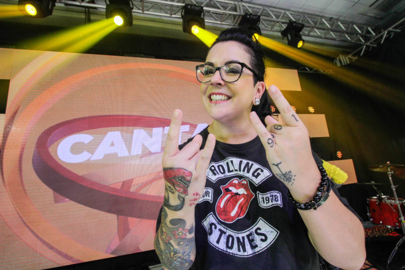 Julian Gray foi a vencedora da primeira eliminat&oacute;ria – Foto: Leo Munhoz/ND