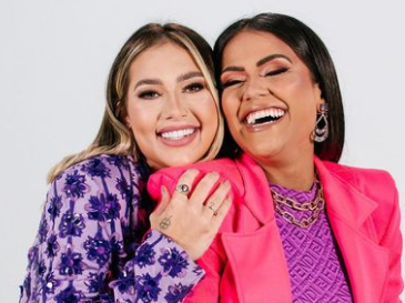 Camila e Virg&iacute;nia apresentam juntas o PodCats – Foto: Internet/Reprodu&ccedil;&atilde;o/ND