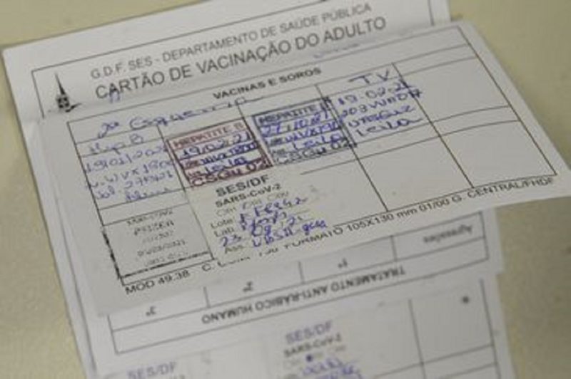 cart&atilde;o Vacina&ccedil;&atilde;o DF – Foto: Marcello Casal Jr/Ag&ecirc;ncia Brasil/ND