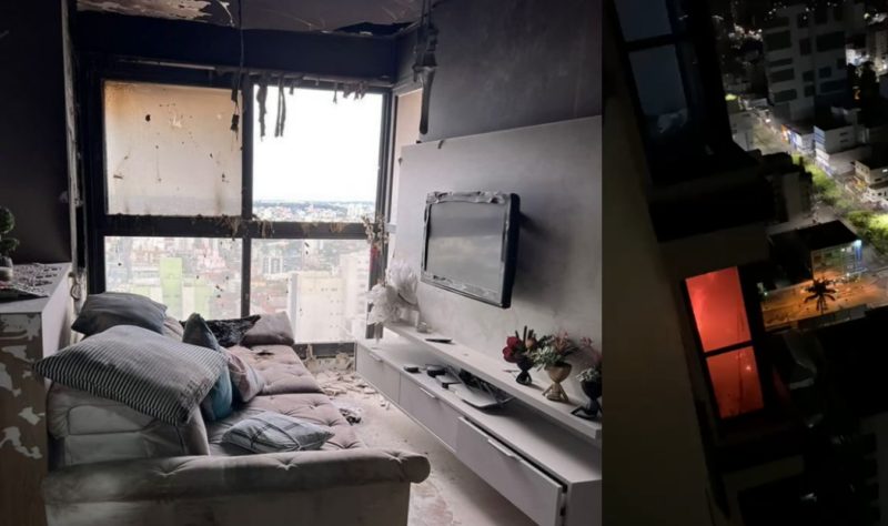 Inc&ecirc;ndio ocorreu no in&iacute;cio da madrugada desta quinta-feira (31) – Foto: Corpo de Bombeiros/ND