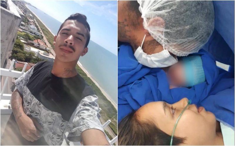 Jean gravou o parto do filho. – Foto: Montagem/Arquivo Pessoal/Divulga&ccedil;&atilde;o