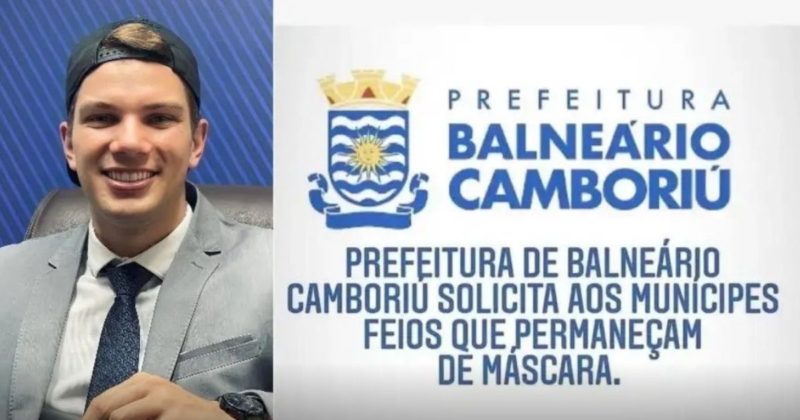 Vereador de Balne&aacute;rio Cambori&uacute; fez piada destinada aos “feios” de Balne&aacute;rio Cambori&uacute; – Foto: Reprodu&ccedil;&atilde;o/Internet