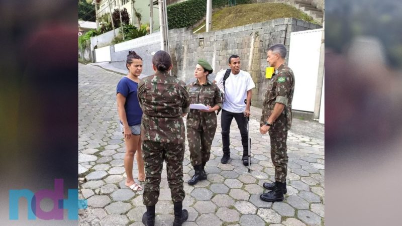 Soldados envolvidos no acidente com o caminh&atilde;o do ex&eacute;rcito foram encaminhados para suas resid&ecirc;ncias nesta sexta-feira (18) – Foto: 23&deg;BI/ Divulga&ccedil;&atilde;o/ND
