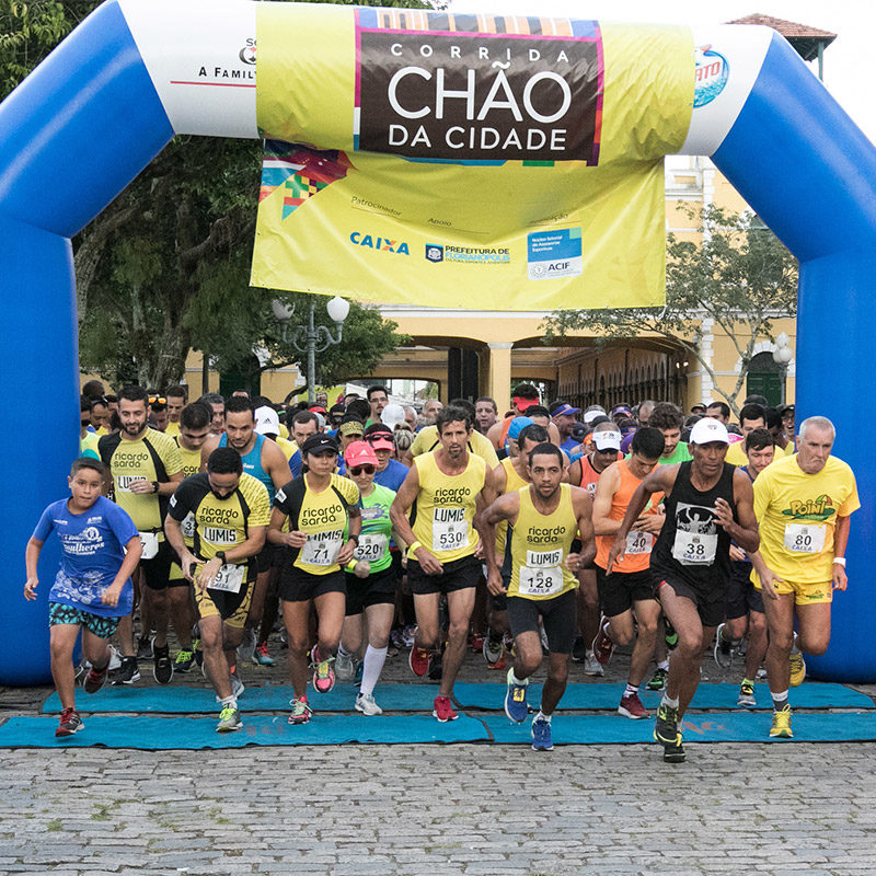 Desde 2018 a Corrida de Rua ‘Ch&atilde;o da Cidade’ acontece no anivers&aacute;rio de Florian&oacute;polis – Foto: divulga&ccedil;&atilde;o Corrida Ch&atilde;o da Cidade