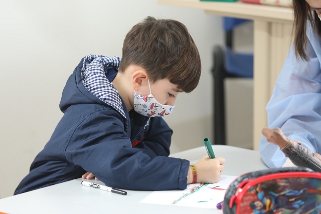 O uso de m&aacute;scara em salas de aula agora &eacute; uma decis&atilde;o dos respons&aacute;veis dos alunos com at&eacute; 12 anos – Foto: PMP/Divulga&ccedil;&atilde;o/ND