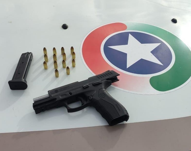 Homem foi preso e encaminhado para delegacia – Foto: Pol&iacute;cia Militar/Reprodu&ccedil;&atilde;o