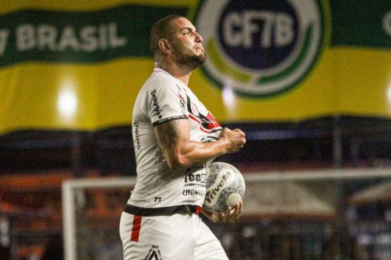Luk&atilde;o marcou dois na vit&oacute;ria do JEC/Bola na Rede sobre o Javiera – Foto: CAF7/Divulga&ccedil;&atilde;o/ND
