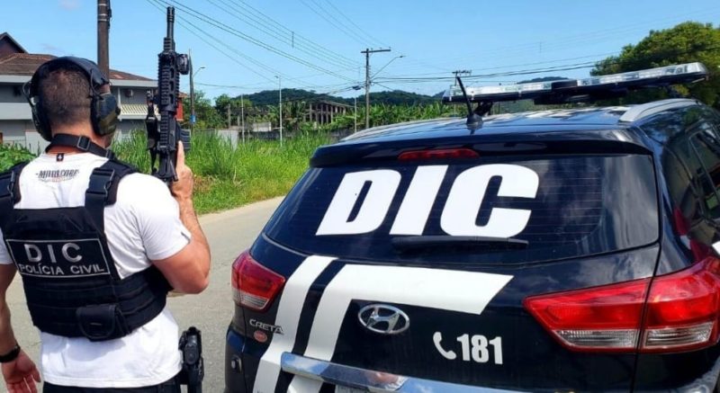 Polícia civil em ação