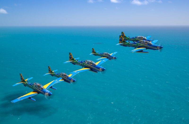 Esquadrilha deve se apresentar na cidade no final do m&ecirc;s – Foto: FAB/Divulga&ccedil;&atilde;o ND