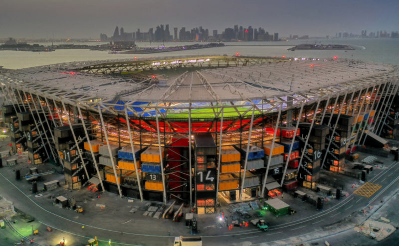 Estádio 974, com capacidade para 40 mil espectadores &#8211; Foto: Qatar’s Supreme Committee for Delivery &amp; Legacy