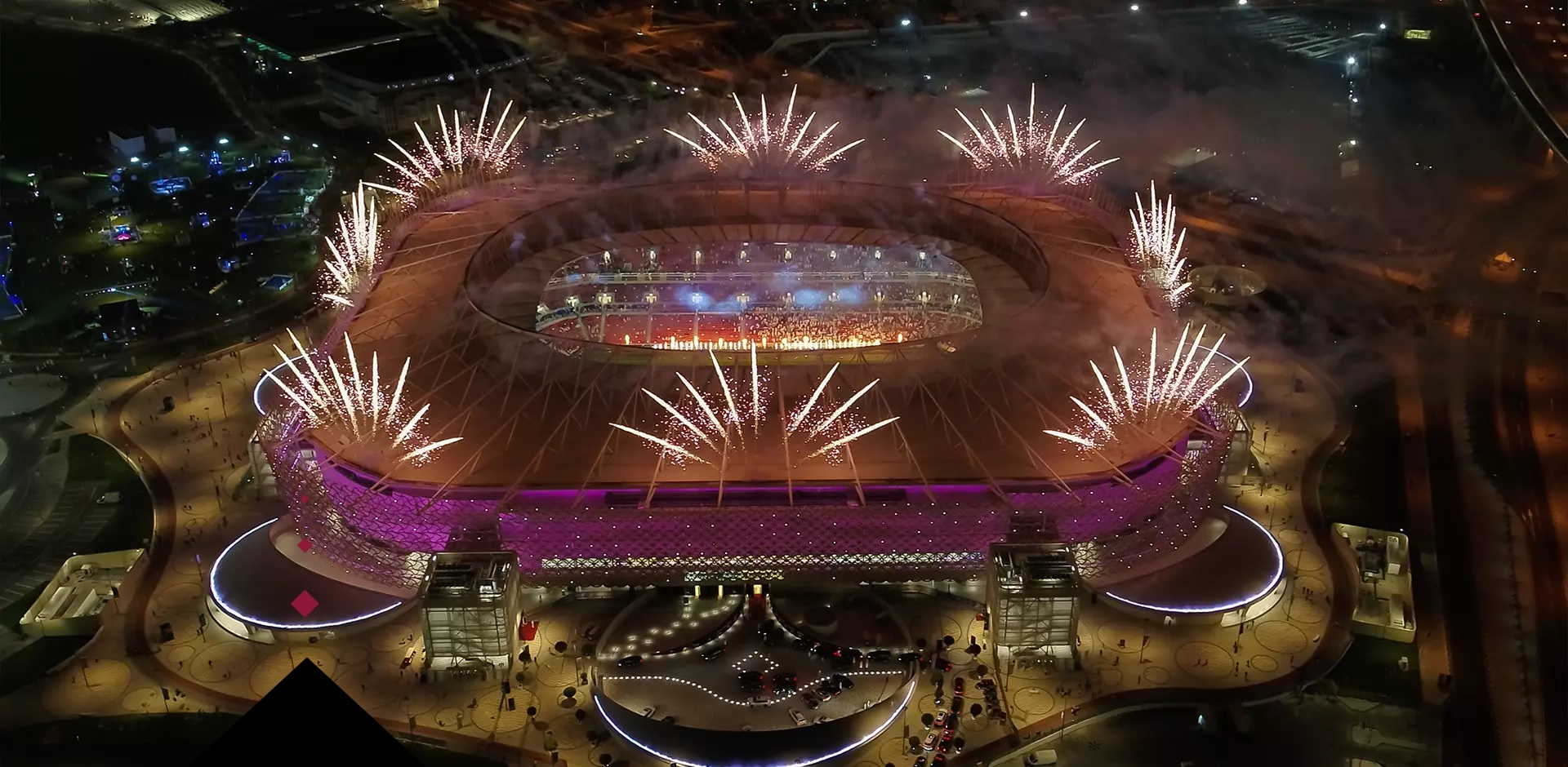 Estádio Ahmed Bin Ali, com capacidade para 40 mil espectadores