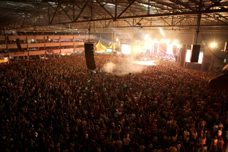 Considerada uma das maiores festas agr&iacute;colas de Santa Catarina, os organizadores, neste ano, esperam que 150 mil pessoas passem pela Expofeira Nacional da Cebola – Foto: Divulga&ccedil;&atilde;o/Ituporanga/ND